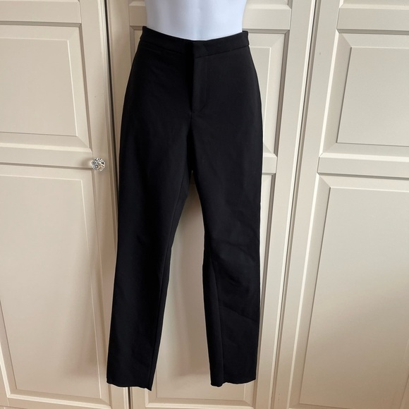 Vince Black Dress Pants Cotton Blend Size 6, Business casual, minimalist chic - Picture 1 of 12